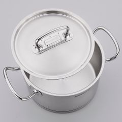 Nồi Inox 18/10 Korkmaz Proline Cao - 2.7L/5L/9L - Phù Hợp Bếp Từ - Đồ Gia Dụng Bền Bỉ Made in Turkey