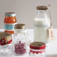 Chai Thủy Tinh Quattro 1L Bormioli Rocco - Nắp Vặn Kín, Chai Đựng Nước Ép Sang Trọng & Decor Đẹp từ Ý