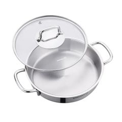 Nồi inox 18/10 Korkmaz Perla 2.3L - 3L - 3.6L, Thân Thấp Dùng Cho Bếp Từ - Sản Xuất Tại Thổ Nhĩ Kỳ