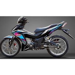 Tem Dán Nghệ Thuật Winner V1 R150 Đen Nhiều Màu - Chống Nước, Bền Bỉ, Dán Trang Trí Độc Lạ Chất Lượng Cao