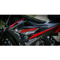 Tem Dán Xe Máy Suzuki Satria Raider Đỏ Đen - Chất Liệu Cao Cấp, Bảo Hành Trọn Đời, Chống Nước, Trang Trí Độc Đáo