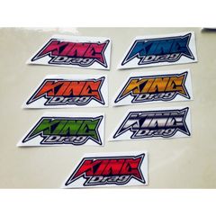 Tem Decal Sticker King Drag - Tem Dán 3 Lớp Cao Cấp Chống Nước, Chất Liệu Nhựa Bền Bỉ, Trang Trí Xe, Nón, Laptop