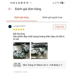 Skin Dán Trang Trí Mavic Air 2 - Tem Dán Full Body Chống Nước Cao Cấp, Bảo Hành Trọn Đời, Họa Tiết Sáng Bóng