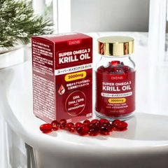 Viên Uống Dầu Nhuyễn Thể Krill Oil Super Omega 3 2000mg 60 Viên - Tăng Cường Sức Khỏe Tim Mạch và Não Bộ, Chống Viêm Hữu Hiệu