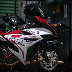 Tem Dán Exciter 150 - MX King 2019 Trắng Đỏ, 3 Lớp Cao Cấp Chống Nước, Thiết Kế Đẹp Mắt, Bảo Hành Trọn Đời Không Bay Màu
