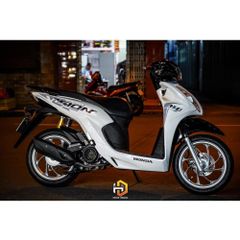 Tem Dán 3 Lớp Vision Trắng Đen Cao Cấp 2023 - Decal Bền, Chống Nước, Trang Trí Ô Tô Xe Máy