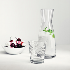 Bình rót thủy tinh Ypsilon Bormioli Rocco 250ml, 500ml, 1L – Bình phục vụ nước & rượu cao cấp Ý thiết kế sang trọng và tinh tế