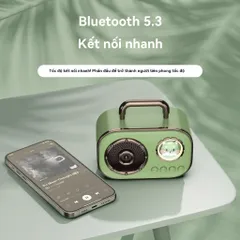 Loa Mini Bluetooth DZ006 Không Dây Di Động Dễ Thương - Âm Thanh HIFI, Thời Gian Phát Lại 4 Giờ, Thiết Kế Nhỏ Gọn, Tương Thích Thẻ TF