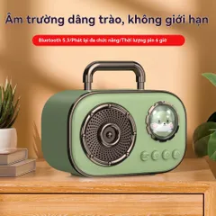 Loa Mini Bluetooth DZ006 Không Dây Di Động Nghe Nhạc Ngoài Trời - Thiết Kế Dễ Thương, Pin Dài, Âm Thanh Chất Lượng HIFI