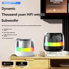 Loa Bluetooth Mini DZ018 5.3 Không Dây với LED RGB - Âm Thanh HD Di Động cho Tiệc Tùng và Ngoài Trời