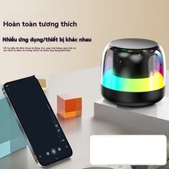 Loa Bluetooth Mini DZ018 5.3 Không Dây với LED RGB - Âm Thanh HD Di Động cho Tiệc Tùng và Ngoài Trời