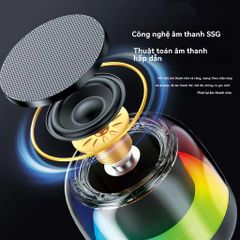 Loa Bluetooth Mini DZ018 5.3 Không Dây với LED RGB - Âm Thanh HD Di Động cho Tiệc Tùng và Ngoài Trời