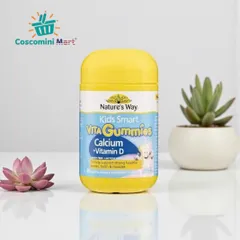 Kẹo Vitamin D và Canxi cho Bé Nature's Way 60 Viên - Thực Phẩm Bảo Vệ Sức Khỏe, Hỗ Trợ Phát Triển Xương Răng Chắc Khỏe