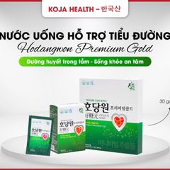Nước Uống Hỗ Trợ Cải Thiện Đường Huyết Hodangwon Premium Gold - 30 Gói X 70ml - Tăng Cường Chuyển Hóa Glucose và Sức Khỏe Tổng Thể
