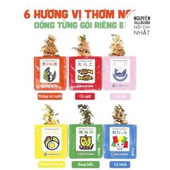 Gia vị rắc cơm Nhật Bản 6 vị Takeda - Hương vị phong phú cho bữa ăn ngon miệng của trẻ - Thích hợp cho bé từ 1 tuổi trở lên
