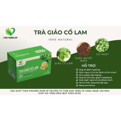 Trà Giảo Cổ Lam Phú Hưng AP - Hỗ Trợ Ổn Định Huyết Áp, Giảm Mỡ Máu, Phòng Ngừa Bệnh Tim Mạch, Giải Khát Tự Nhiên
