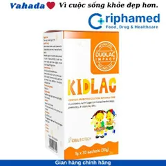Men Vi Sinh Kidlac Hỗ Trợ Tiêu Hóa Cho Trẻ - 30 & 60 Gói, Giúp Cân Bằng Đường Ruột Tự Nhiên, Vitamin & Probiotic Cho Trẻ Nhỏ