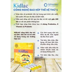Men Vi Sinh Kidlac Hỗ Trợ Tiêu Hóa Cho Trẻ - 30 & 60 Gói, Giúp Cân Bằng Đường Ruột Tự Nhiên, Vitamin & Probiotic Cho Trẻ Nhỏ