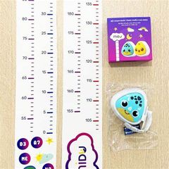 Bộ Chạm Nhảy Tăng Chiều Cao và Thước Đo Chiều Cao Decal Dán Tường Midu cho Trẻ Em - Phát Triển Chiều Cao Vượt Trội, Thể Dục Thú Vị