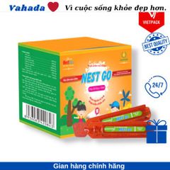 Ống Uống Dinh Dưỡng Yến Xào NEST GO - Hỗ Trợ Trẻ Biếng Ăn, Còi Cọc, Tăng Sức Đề Kháng, Hộp 30 ống x 10ml
