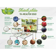 TH Mealtox Gold - Bổ Sung Chất Xơ và Hỗ Trợ Tiêu Hóa An Toàn - Giảm Cân Hiệu Quả - Hộp 30 Gói 20g