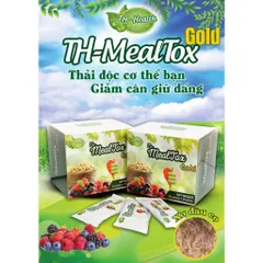 TH Mealtox Gold - Bổ Sung Chất Xơ và Hỗ Trợ Tiêu Hóa An Toàn - Giảm Cân Hiệu Quả - Hộp 30 Gói 20g
