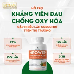 Viên Uống Nghệ Mpower Curcumin Plus - Hỗ Trợ Tiêu Hóa, Làm Lành Vết Thương, Chống Oxy Hóa Từ Canada - Tăng Cường Miễn Dịch, Giảm Viêm