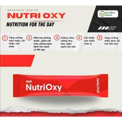 NMI Nutrioxy - Thực Phẩm Bổ Sung Tăng Hấp Thụ Oxy, Hỗ Trợ Ngừa Tai Biến & Tăng Cường Sức Khỏe Tế Bào Từ Mỹ
