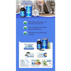 Viên uống Tảo Xoắn Spirulina Spimate Plus 1,200 viên - Hỗ trợ sức khỏe, tăng cường sức đề kháng từ Nhật Bản - Chính hãng