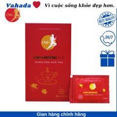 Nhân Sâm Hoà Tan CND GINSENG Red - Hỗ Trợ Bổ Thận Dương, Giảm Mệt Mỏi, Tăng Cường Sức Khỏe - 30 Gói Cao Khô Bột Nhân Sâm Canada