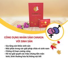Nhân Sâm Hoà Tan CND GINSENG Red - Hỗ Trợ Bổ Thận Dương, Giảm Mệt Mỏi, Tăng Cường Sức Khỏe - 30 Gói Cao Khô Bột Nhân Sâm Canada