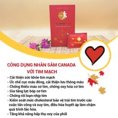 Nhân Sâm Hoà Tan CND GINSENG Red - Hỗ Trợ Bổ Thận Dương, Giảm Mệt Mỏi, Tăng Cường Sức Khỏe - 30 Gói Cao Khô Bột Nhân Sâm Canada