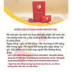 Nhân Sâm Hoà Tan CND GINSENG Red - Hỗ Trợ Bổ Thận Dương, Giảm Mệt Mỏi, Tăng Cường Sức Khỏe - 30 Gói Cao Khô Bột Nhân Sâm Canada