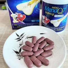 Midu MenaQ7 360mcg - Viên uống hỗ trợ phát triển chiều cao và xương chắc khỏe cho trẻ dậy thì (Hộp 30 viên)