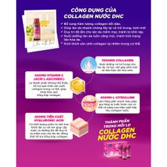 Collagen DHC 7000mg Nhật Bản 10 lọ dưỡng da căng mọng - Hàng Công Ty