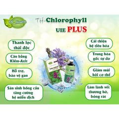 Diệp Lục TH-Chlorophyll UIE Plus 500ml - Hỗ Trợ Thanh Lọc Cơ Thể, Tăng Cường Sức Đề Kháng, Giảm Oxy Hóa