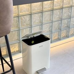 Thùng Rác Chống Bám Vân Tay Eko Madison EK9361 - Thùng Rác 6L Inox Đẹp, Nắp Đóng Êm, Dùng Trong Nhà, Văn Phòng, Phòng Tắm, Spa