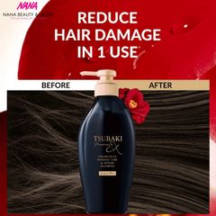 Dầu Gội Xả Tsubaki Premium EX 450mL - Phục Hồi Tóc Hư Tổn, Giúp Mềm Mượt và Bóng Khỏe, Chuyên Dùng Cho Tóc Uốn Nhuộm