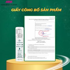 Xịt Khoáng Cấp Ẩm Vitin Booster DR.ANMYTAS 100ML - Giữ Ẩm 72 Giờ, Làm Dịu Da, Phục Hồi Làn Da Nhạy Cảm, Tươi Mát, Căng Bóng