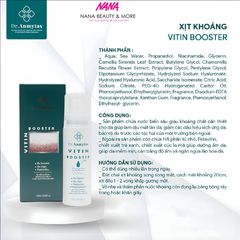 Xịt Khoáng Cấp Ẩm Vitin Booster DR.ANMYTAS 100ML - Giữ Ẩm 72 Giờ, Làm Dịu Da, Phục Hồi Làn Da Nhạy Cảm, Tươi Mát, Căng Bóng