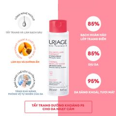 Nước Tẩy Trang Uriage Eau Thermale Micellar Water 250ml - Dành Cho Da Nhạy Cảm, Làm Sạch Dịu Nhẹ, Giảm Kích Ứng, Dưỡng Ẩm Từ Nước Khoáng Pháp