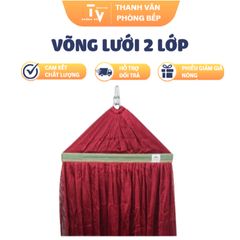 Võng lưới 2 lớp được làm từ vải Polyester chắc chắn (TV1338)