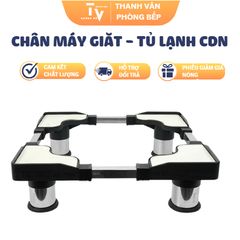 Chân Đỡ Máy Giặt & Tủ Lạnh Nhỏ CDN - Inox Chịu Tải 100kg, Dùng Cho Máy Giặt 6-9Kg, Tủ Lạnh 90-270L, Giải Pháp Tiện Ích Bếp Xinh (TV1239)