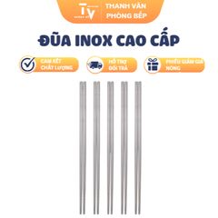 Đũa inox cao cấp 1 vỉ 5 đôi (TV1444)