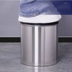 Thùng rác inox tròn 2 lớp (TV1396)