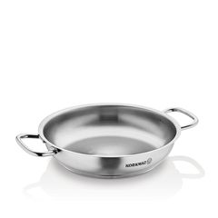 Chảo inox 18/10 Korkmaz Proline 24cm - 1.8L Chính Hãng Thổ Nhĩ Kỳ, Quai 2 Bên Chắc Chắn, Dùng Cho Bếp Từ, Dễ Dàng Vệ Sinh