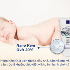 Kem chống hăm tã Abena Zinc Ointment 100ml - Sản phẩm bảo vệ da nhạy cảm, nhập khẩu Đan Mạch, chống hăm và làm lành vết thương cho trẻ em.