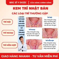 Kem Bôi Trĩ Nhật Bản - Giảm Ngứa Đau Rát, Co Búi Trĩ Nhanh Chóng, Chăm Sóc Da, Phù Hợp Cho Người Bị Trĩ Và Táo Bón