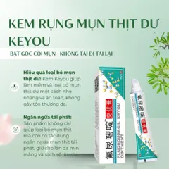 Kem Rụng Mụn Thịt Dư Keyou - Chăm Sóc Da, Cải Thiện Mụn Thịt và Nốt Ruồi - Sản Phẩm Đài Loan Tự Nhiên 20g