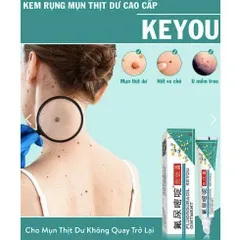 Kem Rụng Mụn Thịt Dư Keyou - Chăm Sóc Da, Cải Thiện Mụn Thịt và Nốt Ruồi - Sản Phẩm Đài Loan Tự Nhiên 20g